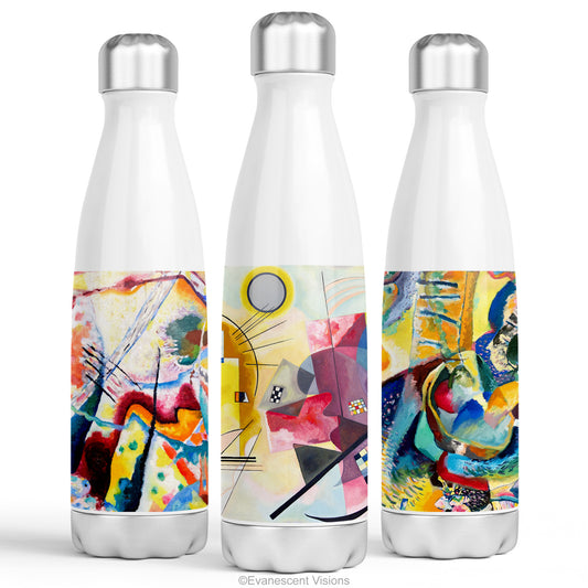 Kandinsky Abstract Art 500ml Stainless Steel Metal Water Bottle Thermos Flasks