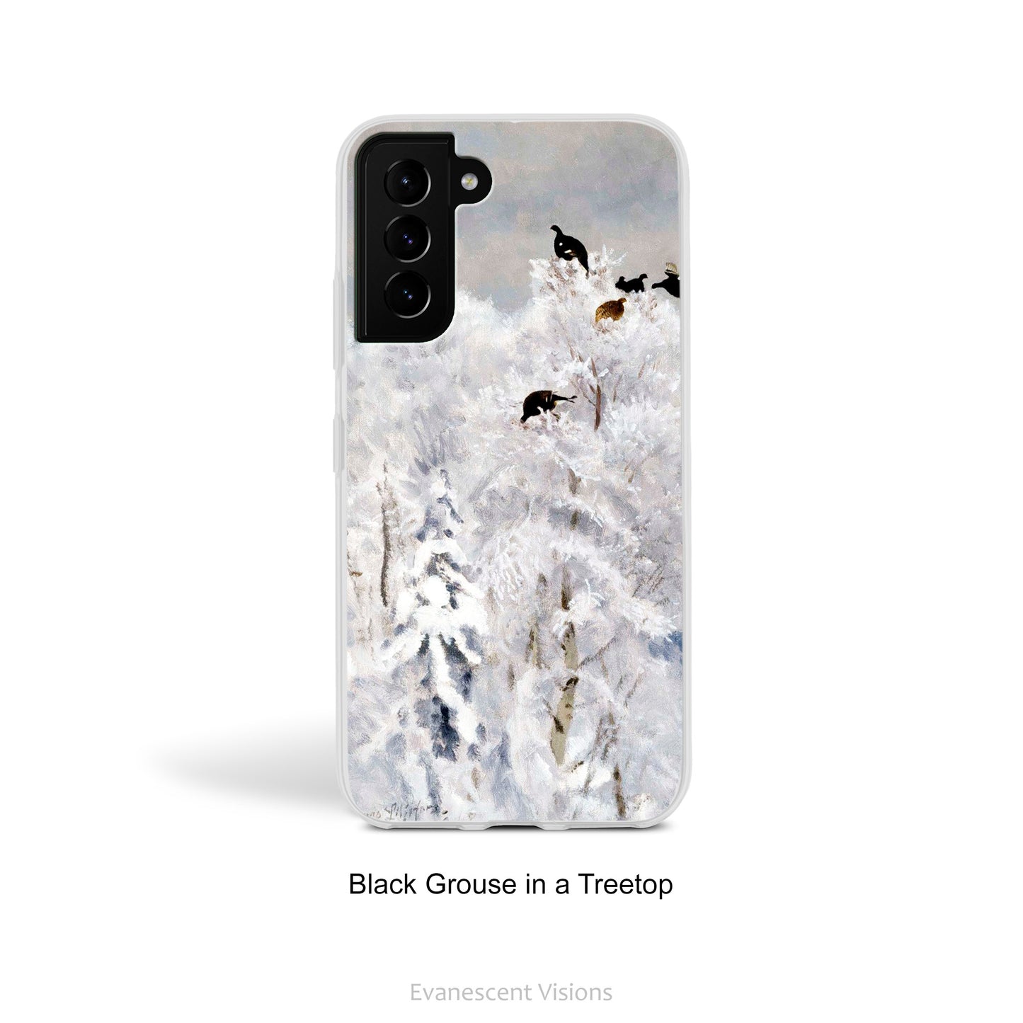 Liljefors Birds in Winter Art Phone Case for Samsung Phones