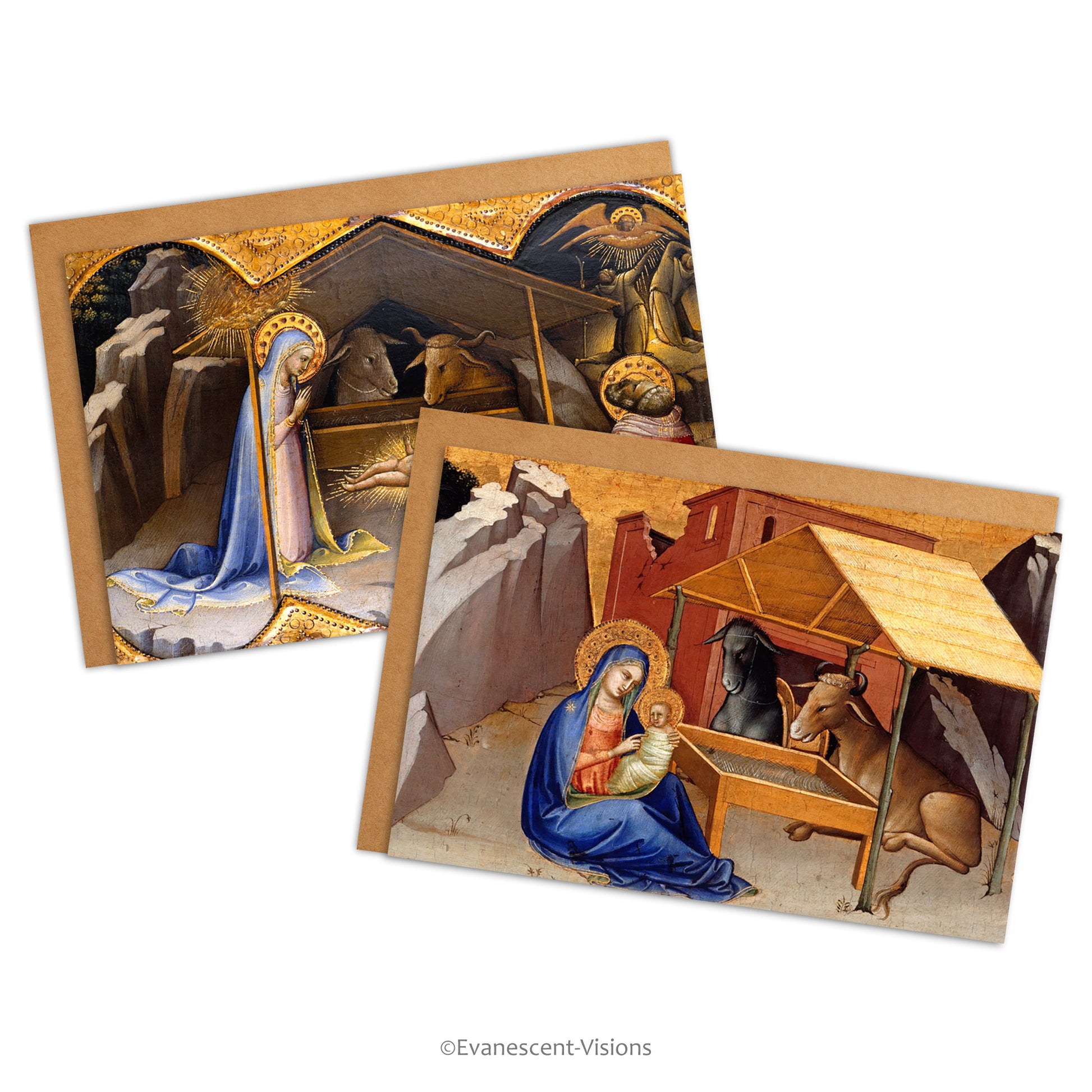 Medieval Fine Art Nativity Christmas Cards