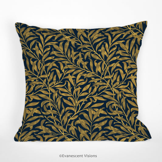 front of the william morris willow bough scatter cushion