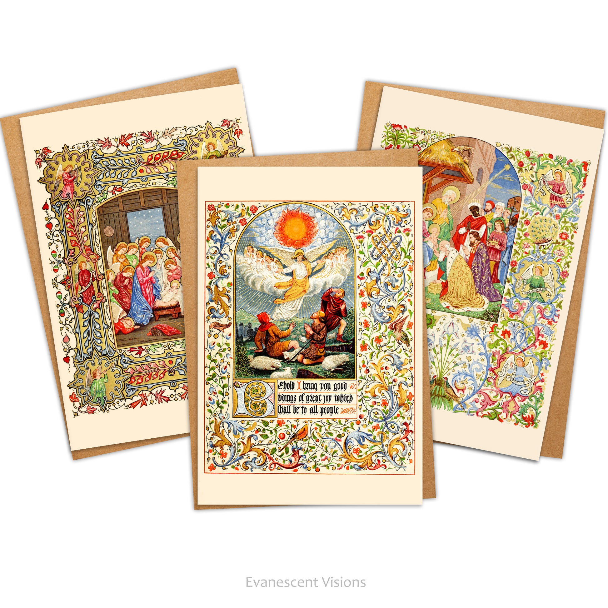 Christmas Cards with Vintage Victorian Images