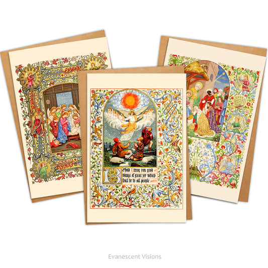 Christmas Cards with Vintage Victorian Images
