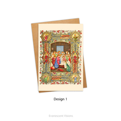 Card and envelope with Design option 1