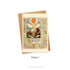 Card and envelope with Design option 2