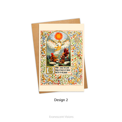 Card and envelope with Design option 2