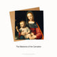 Madonna of the Carnation Renaissance Madonna and Child Christmas Religious Greeting Card