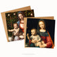 Renaissance Madonna and Child Christmas Religious Greeting Cards with envelopes
