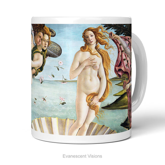 Botticelli Birth of Venus Design Ceramic Art Mug