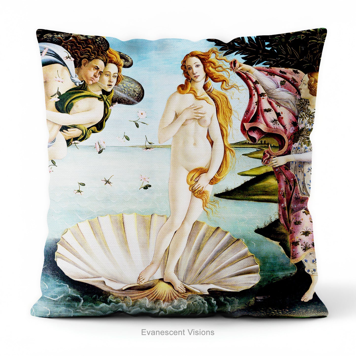 Botticelli Birth of Venus Myth Art Cushion, 3 Sizes