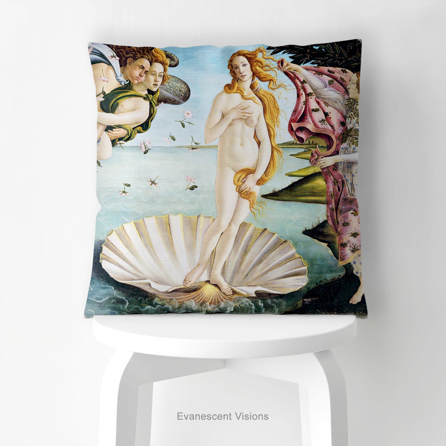 Botticelli Birth of Venus Myth Art Cushion, 3 Sizes
