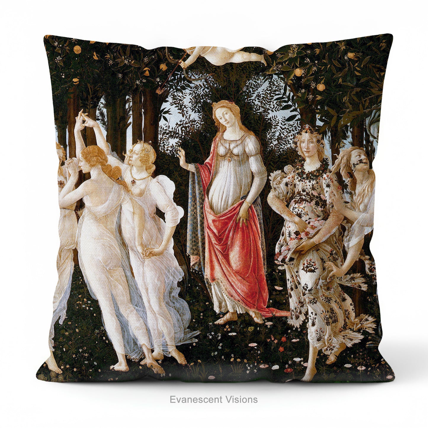 Botticelli Decorative Art Cushions, La Primavera, Birth of Venus