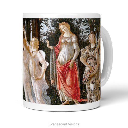 Botticelli Primavera Ceramic Art Mug