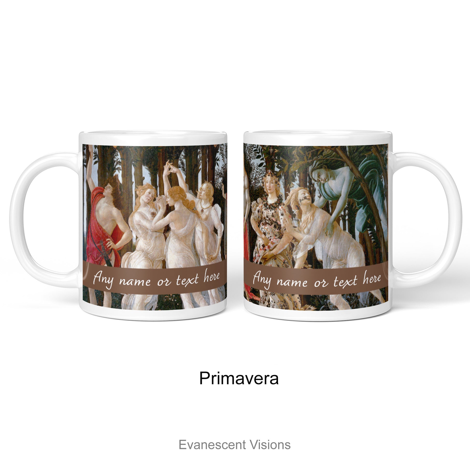 'Primavera' design option personalised mug