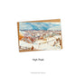 Card and envelope with design choice 'High Peak'