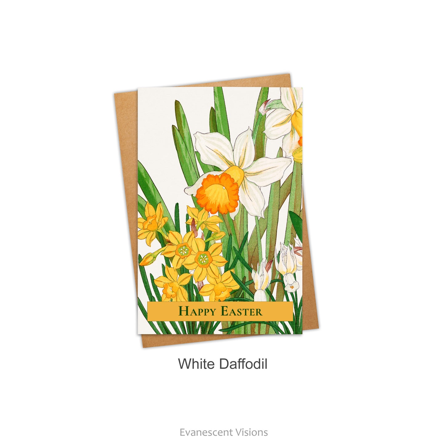 Design Choice of card White Daffodil