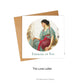 Card with Envelope. Design Choice 'The Love Letter' by John William Godward