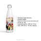 Kandinsky Art Personalised Stainless Steel Water Bottle product details