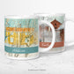Personalised Art Mug with Winter Landscape Paintings by Carl Larsson