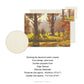 Placemat and coaster with design of  'A Sunny Afternoon' by Ivan Fedorovich Choultsé.  Product details for placemat and coaster. Front design, plain back, durable polyester linen, edge sticked, machine washable. Placemat size approx 40x30cm (15"x11"). Coaster size approx 11x11cm (4"x4")