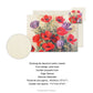 Placemat and coaster with design of red and purple poppies by early 20th century artist G.V. Geffen.  Product details for placemat and coaster. Front design, plain back, durable polyester linen, edge sticked, machine washable. Placemat size approx 40x30cm (15"x11"). Coaster size approx 11x11cm (4"x4")