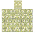 Morris Pimpernel Green Fabric Placemat and Coasters