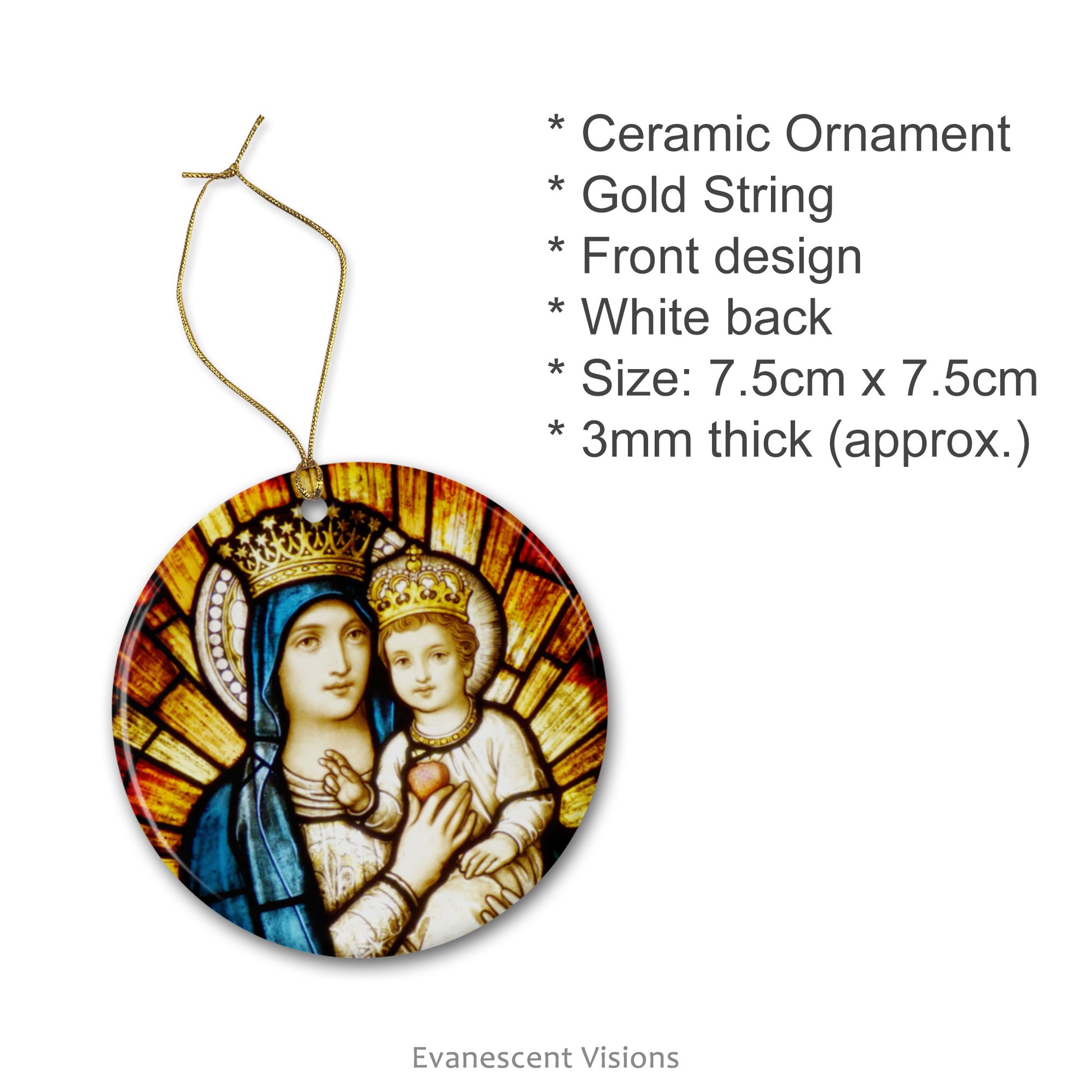 Product details of Ceramic Ornament.