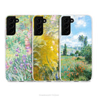 Monet Floral Landscapes Art Phone Case for Samsung Phones, Slim Flexible Case