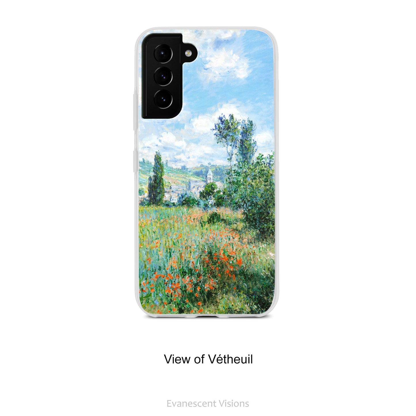 Monet Paintings Art Phone Case for Samsung Phones, Giverny, Vetheuil, Irises