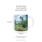  'View of Vétheuil' ceramic mug dimensions.