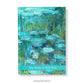 Personalised Notebook, Hardback A4, A5, Claude Monet Water Lilies