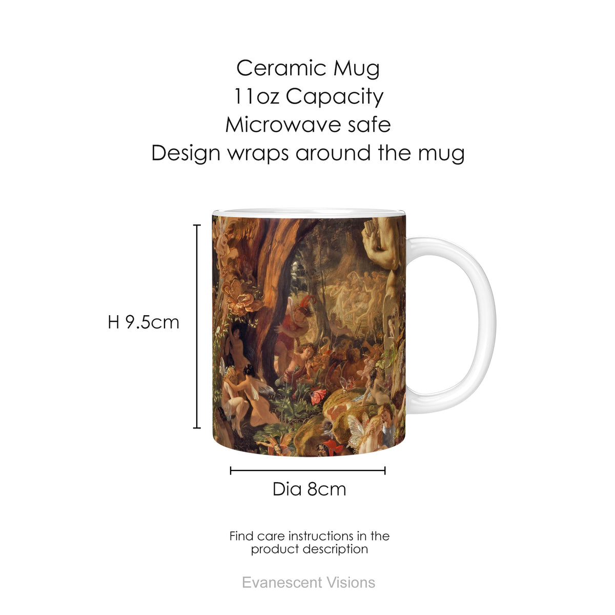 Mug dimensions.
