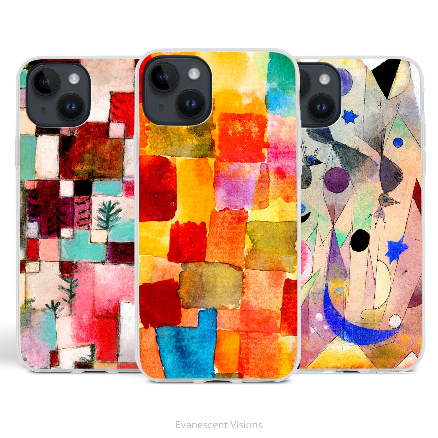 Paul Klee Colourful Abstract Art Phone Cases for iPhones 