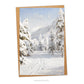 Traditional Winter Landscape Christmas Card, Personalised or Blank