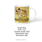 Product Information for Personalised mug with Gustav Klimt's Fulfilment also known as The Embrace