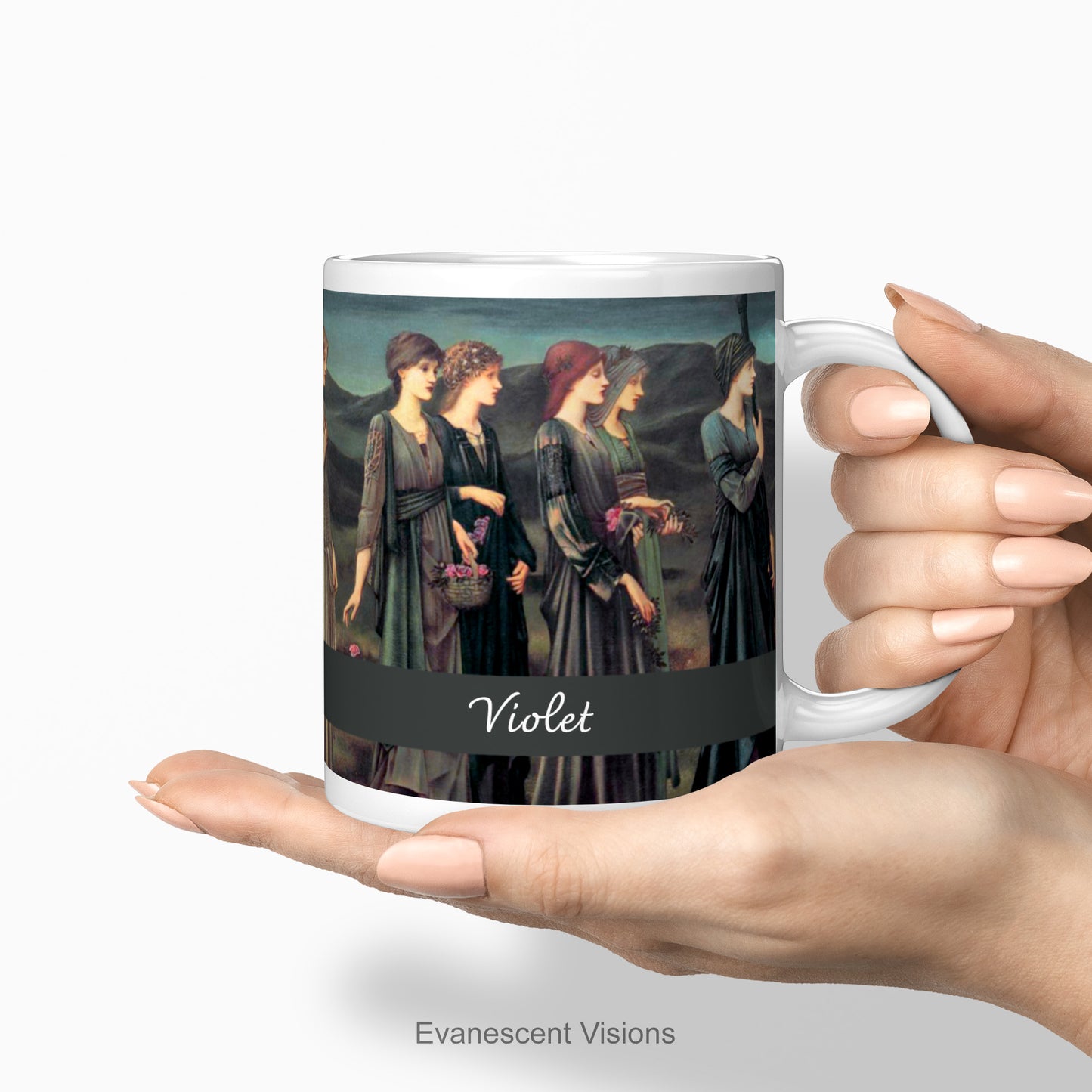 Personalised Mug with Burne-Jones Paintings