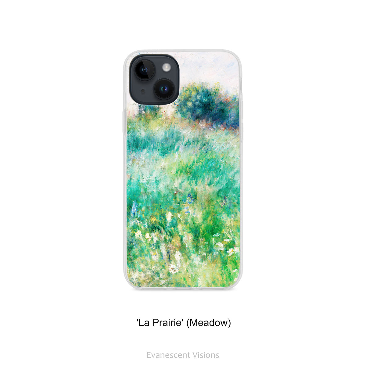 Renoir Impressionist Art Phone Case for iPhones, Floral or Landscape, Roses, Victoire, Prairie