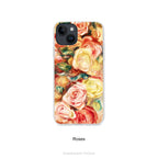 Renoir Impressionist Art Phone Case for iPhones, Floral or Landscape, Roses, Victoire, Prairie