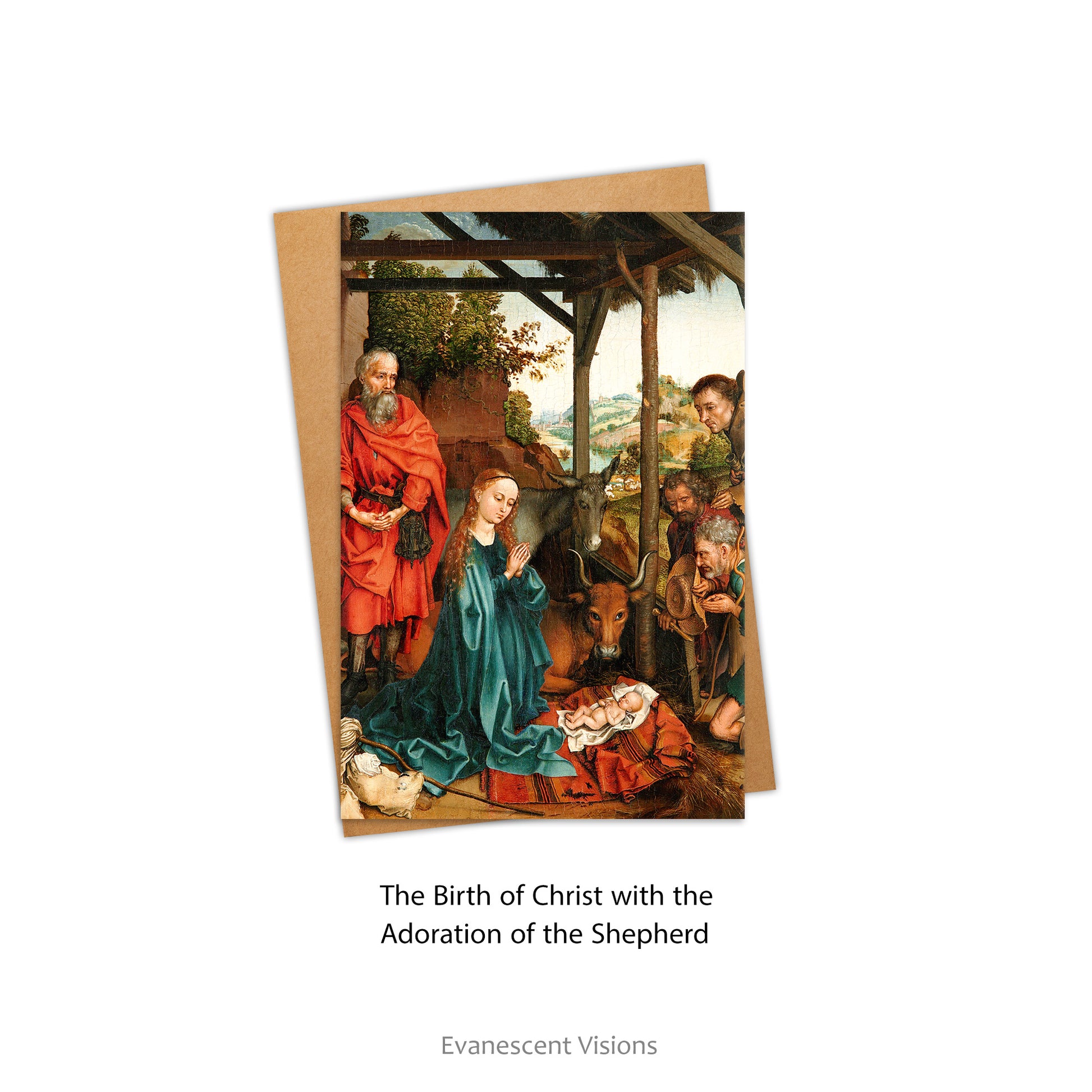 Card Image option The Birth of Christ with the Adoration of the Shepherds
