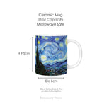 Starry Night ceramic mug dimensions