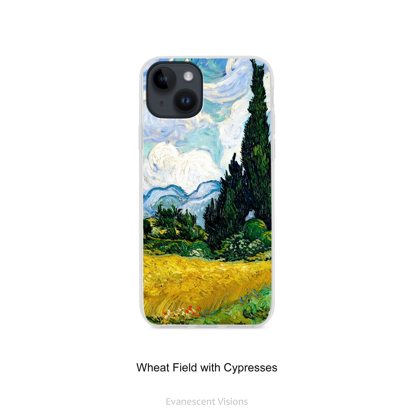 Van Gogh Landscape Painting Art Phone Cases for iPhones 16, 15, 14, 13, 12, 10, SE2020