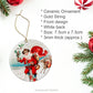 Santa Ceramic Christmas ornament product details