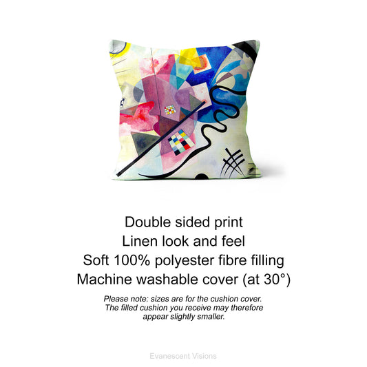 Abstract art cushion product details