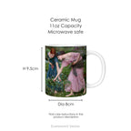 'Gather Ye Rosebuds While Ye May ' ceramic mug dimensions. 
