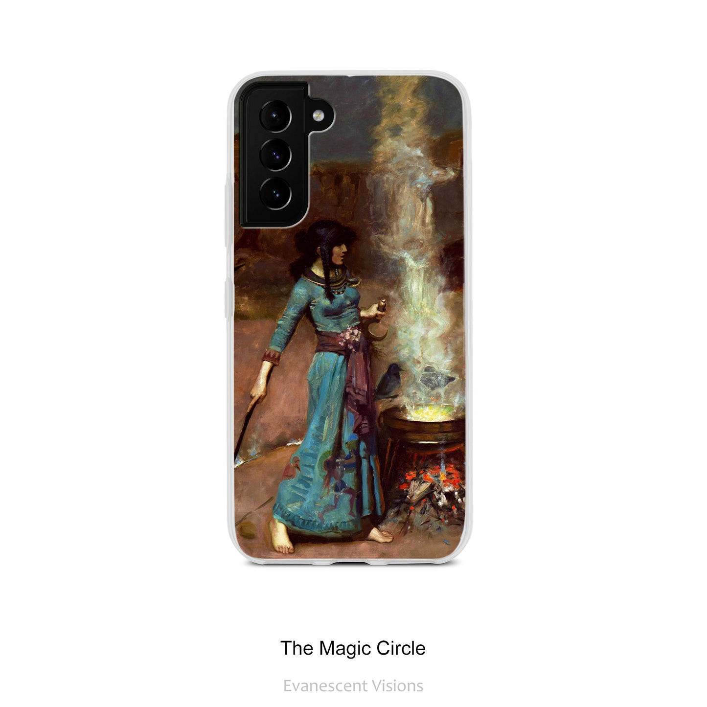 Magic and Sorcery Art Phone Case for Samsung Phones, John William Waterhouse Paintings