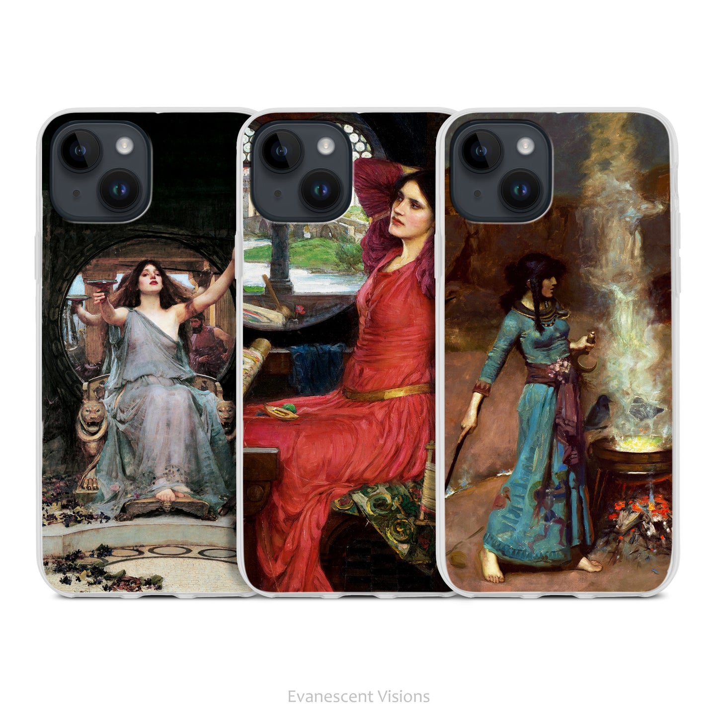 Magic and Sorcery Art Phone Case for iPhones, John William Waterhouse Art