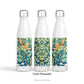 William Morris Personalised Stainless Steel Water Bottle with the design option 'Cock Pheasant'