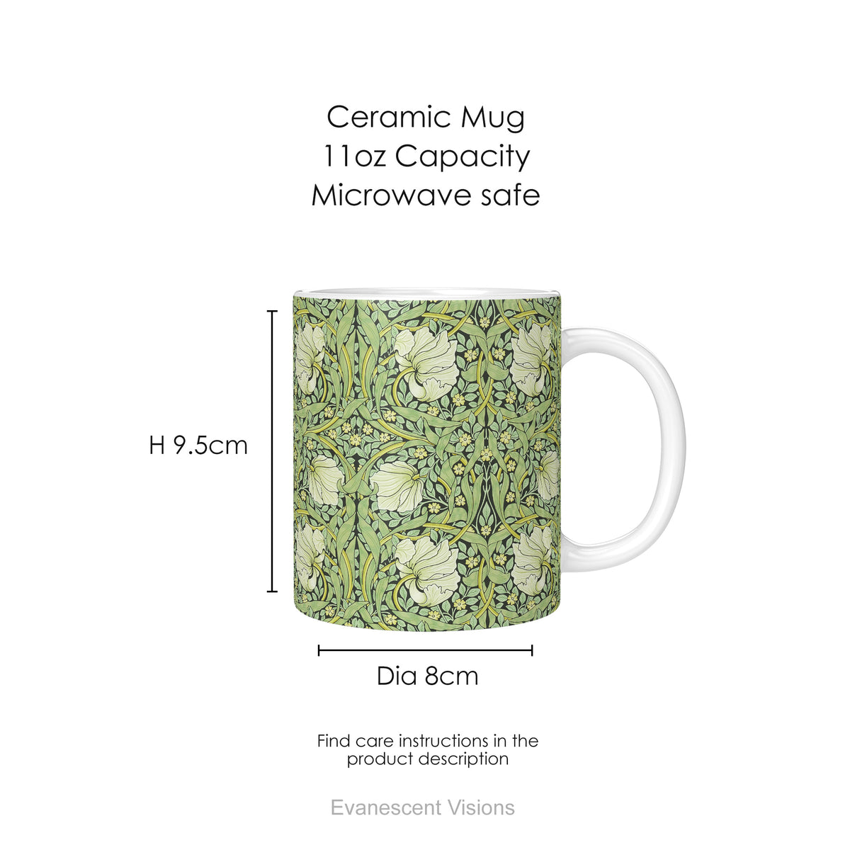 Mug dimensions