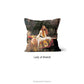 John William Waterhouse Decorative Art Cushions, Miranda, Lady of Shalott, Ulysses