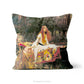 John William Waterhouse Decorative Art Cushions, Miranda, Lady of Shalott, Ulysses