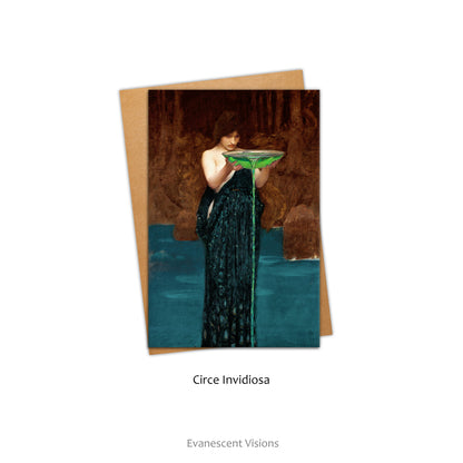 Card with envelope, Circe Invidiosa